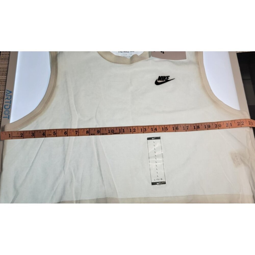 Nike Women’s One Dri Crop Sleeve Shirt - White -Large-New With Tag - Picture 5 of 9